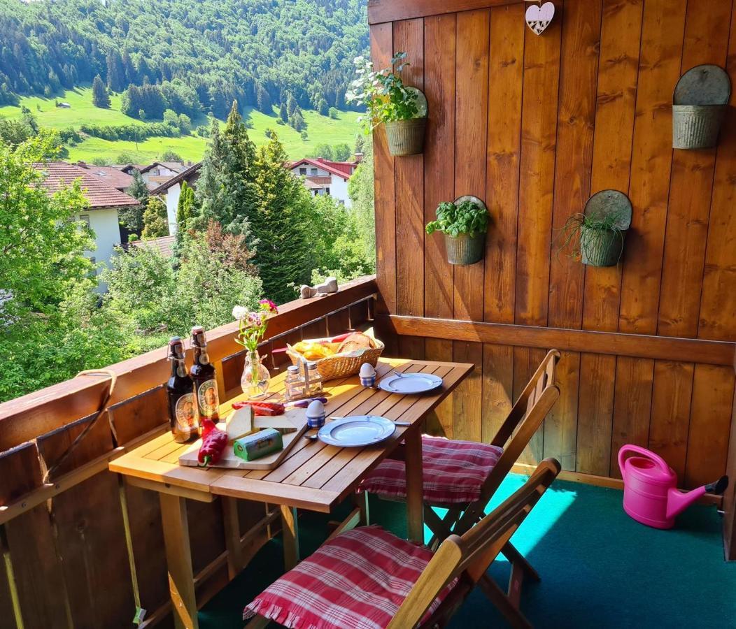 Ferienwohnung Mittagssonne Blaichach Bagian luar foto